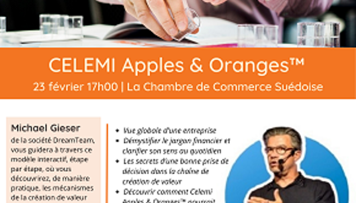 Invitation au Serious Business Game Apples & Oranges