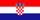 Kroatiens flagga