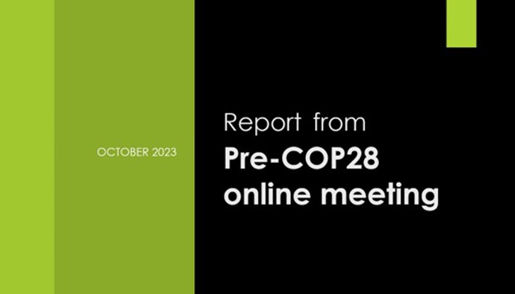 Pre-COP28