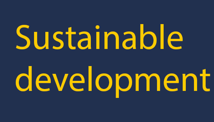 Sustainable development