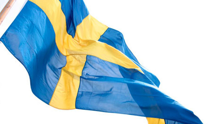 The Swedish flag