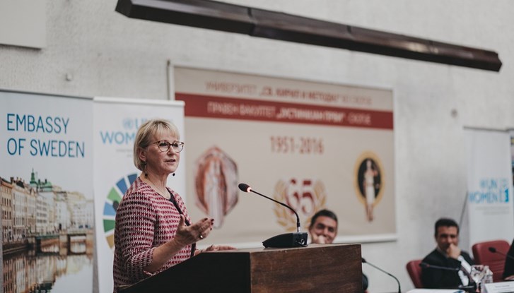 Swedish Minister for Foreign Affairs Margot Wallström