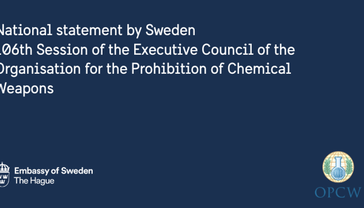 Illustration OPCW Statement EC106