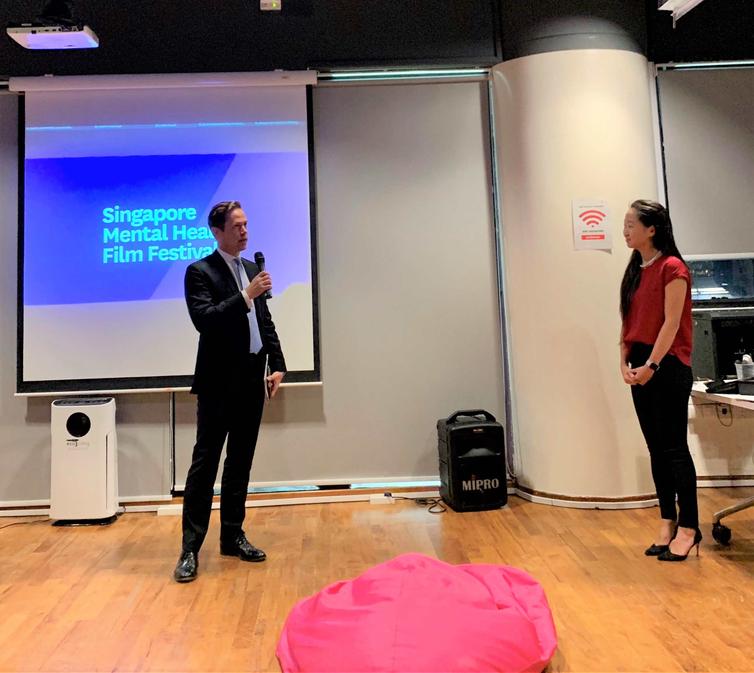 Ambassador Niclas Kvarnström and SMHFF founder Cheryl Tan