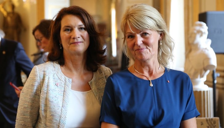 Ann Linde and Anna Hallberg